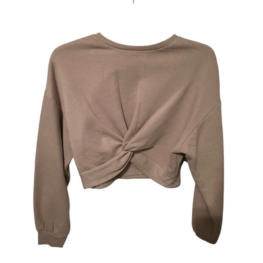 H&M Women's Tan Knotted Top size S